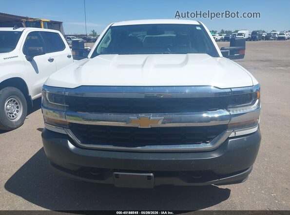 3GCUKNEC2JG462181 2018 CHEVROLET SILVERADO White Вид щитка приладів