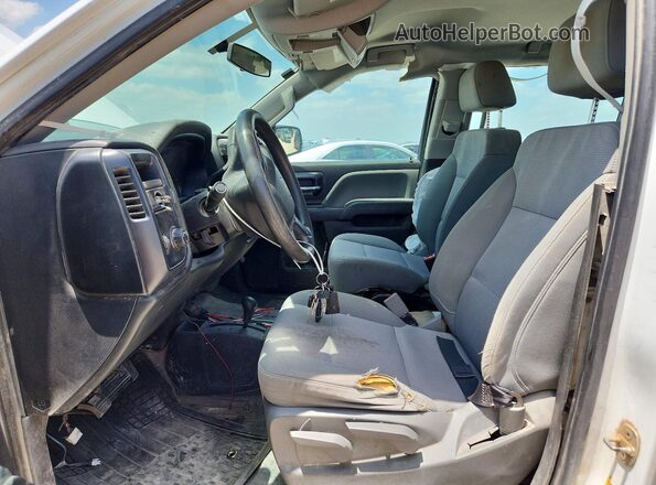 3GCUKNEC3JG152864 2018 CHEVROLET SILVERADO White Vista interior delantera