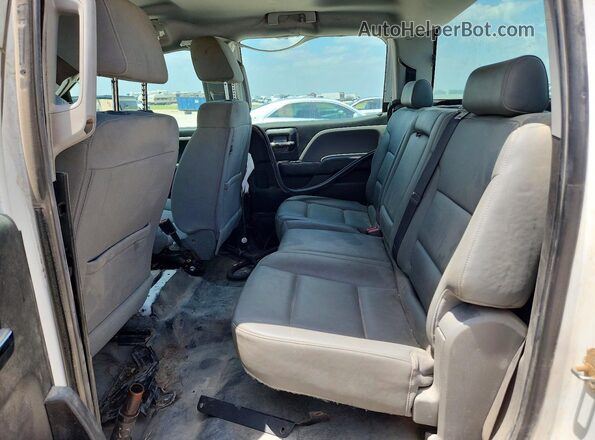 3GCUKNEC3JG152864 2018 CHEVROLET SILVERADO White Vista de los asientos traseros