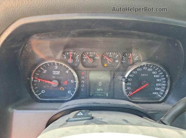 3GCUKNEC3JG152864 2018 CHEVROLET SILVERADO White Vista del cuadro de instrumentos