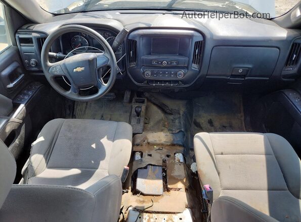 3GCUKNEC7HG304607 2017 CHEVROLET SILVERADO Белый Вид панели приборов