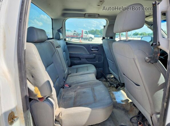 3GCUKNEC7HG304607 2017 CHEVROLET SILVERADO Белый Вид задних сидений