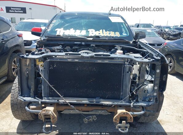 3GCUKPECXJG147141 2018 CHEVROLET SILVERADO Черный Вид спереди