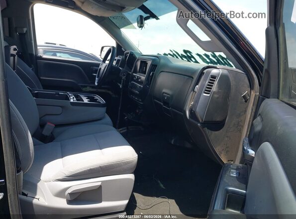 3GCUKPECXJG147141 2018 CHEVROLET SILVERADO Черный Вид салона спереди