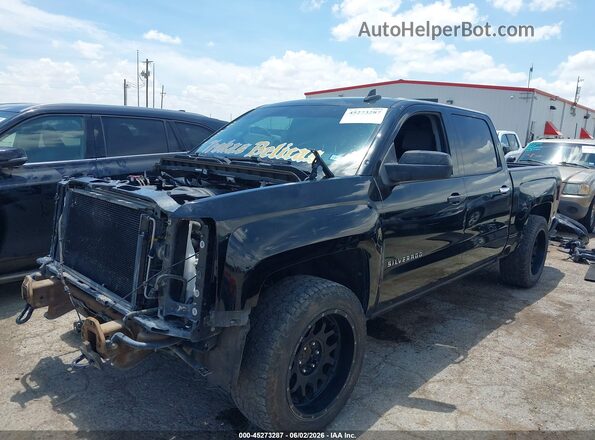 3GCUKPECXJG147141 2018 CHEVROLET SILVERADO Черный Передняя левая четверть
