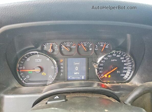 3GCUKPECXJG577493 2018 CHEVROLET SILVERADO White Вид щитка приладів