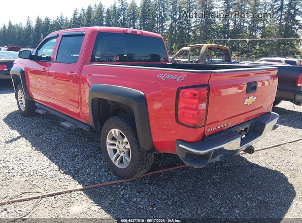 3GCUKREC0HG244385 2017 CHEVROLET SILVERADO Red Rear left