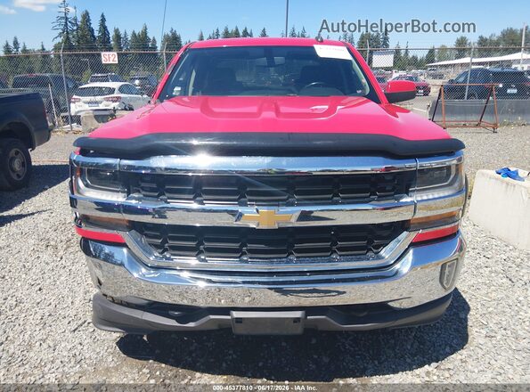 3GCUKREC0HG244385 2017 CHEVROLET SILVERADO Red Rear interior view