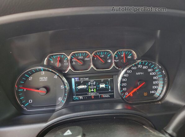 3GCUKREC0HG272767 2017 CHEVROLET SILVERADO White ხელსაწყოთა პანელის ხედი
