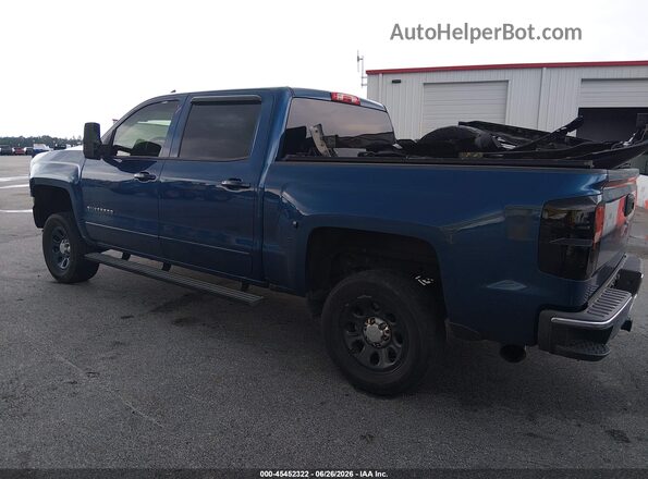 3GCUKREC0HG424482 2017 CHEVROLET SILVERADO Blue Trasero izquierdo