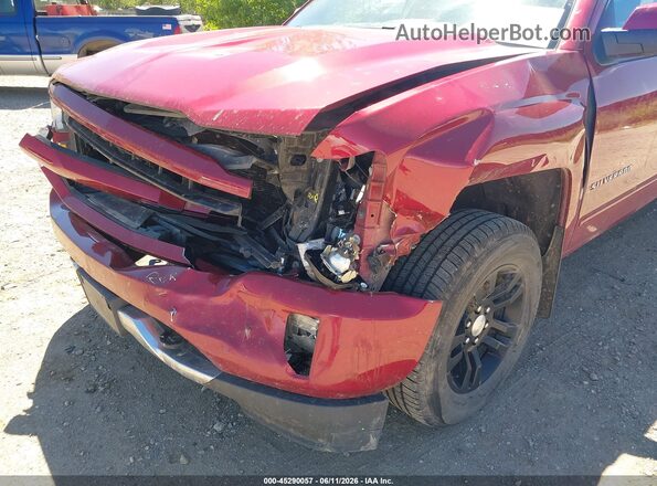 3GCUKREC0JG445239 2018 CHEVROLET SILVERADO Red Widok z przodu