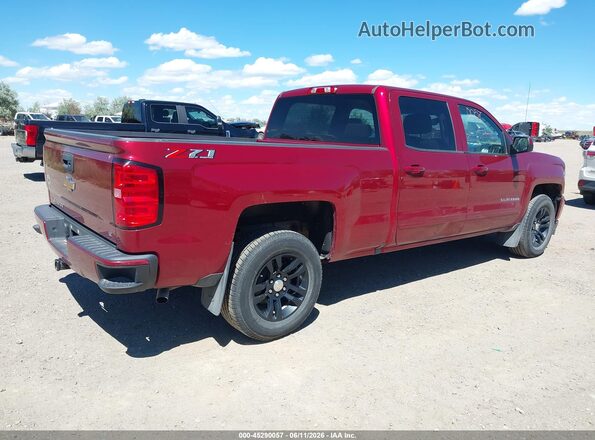 3GCUKREC0JG445239 2018 CHEVROLET SILVERADO Red Tył prawy