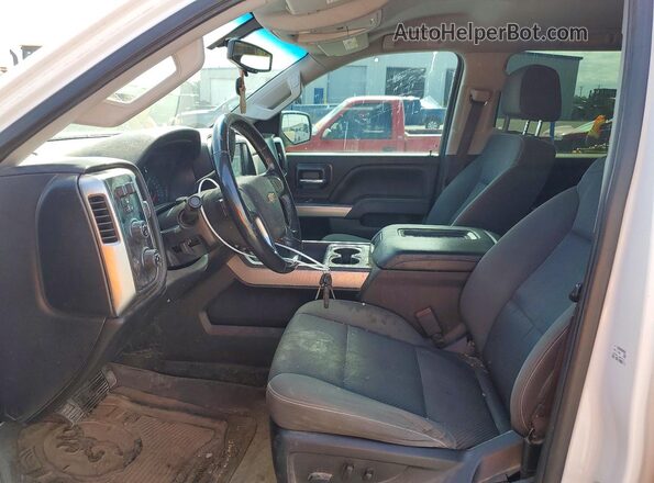 3GCUKREC0JG647336 2018 CHEVROLET SILVERADO White Вид салону спереду