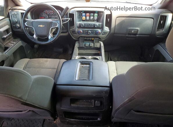 3GCUKREC0JG647336 2018 CHEVROLET SILVERADO White Вид панелі приладів