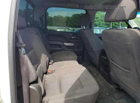 3GCUKREC0JG647336 2018 CHEVROLET SILVERADO White Вид задніх сидінь