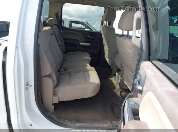 3GCUKREC1HG324133 2017 CHEVROLET SILVERADO White VIN კოდის სტიკერის ხედი