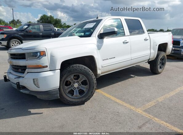 3GCUKREC1HG324133 2017 CHEVROLET SILVERADO White წინა მარცხენა ხედი სამი მეოთხედიდან