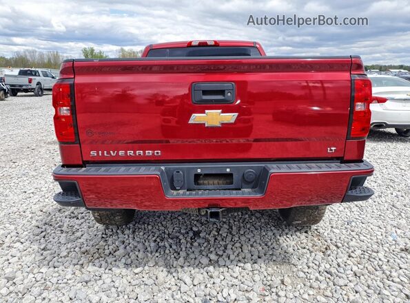 3GCUKREC1JG425680 2018 CHEVROLET SILVERADO Maroon Widok z tyłu
