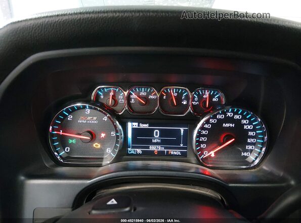 3GCUKREC1JG536679 2018 CHEVROLET SILVERADO White უკანა სავარძლების ხედი
