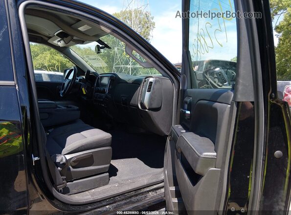3GCUKREC1JG616368 2018 CHEVROLET SILVERADO Black Вид салону спереду