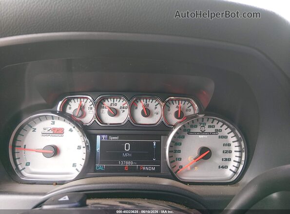 3GCUKREC2GG174984 2016 CHEVROLET SILVERADO Белый Вид задних сидений