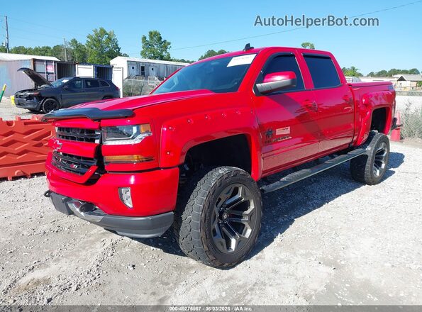 3GCUKREC2HG151691 2017 CHEVROLET SILVERADO Red Przód lewy