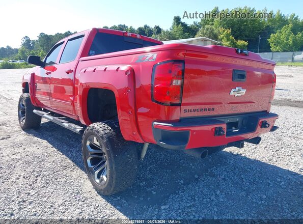 3GCUKREC2HG151691 2017 CHEVROLET SILVERADO Red Tył lewy