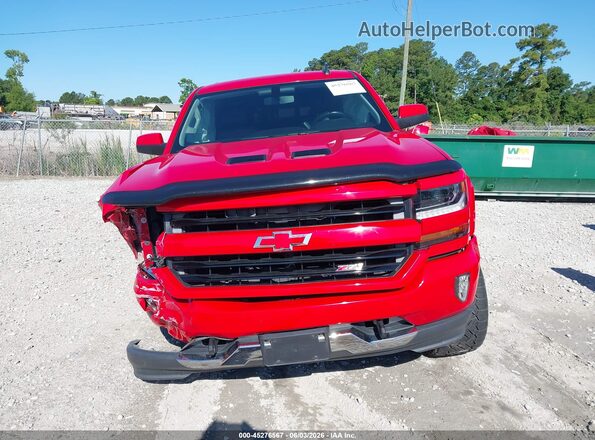 3GCUKREC2HG151691 2017 CHEVROLET SILVERADO Red Widok zestawu wskaźników