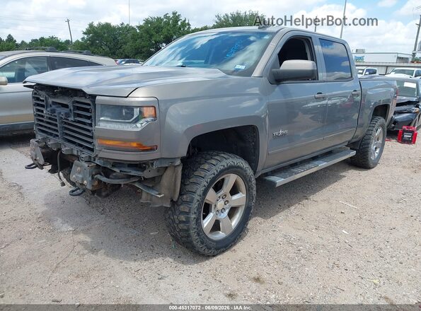 3GCUKREC2HG388777 2017 CHEVROLET SILVERADO Gray Առջևի ձախ երեք քառորդ տեսարան