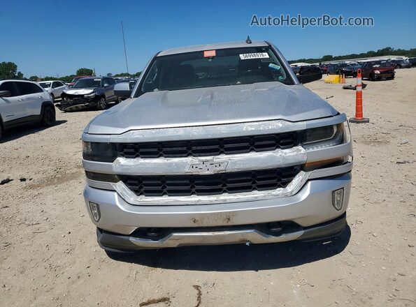 3GCUKREC2JG170389 2018 CHEVROLET SILVERADO Silver Widok z przodu