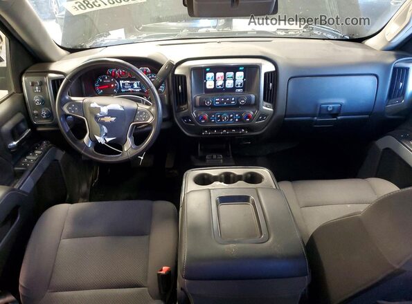 3GCUKREC2JG399462 2018 CHEVROLET SILVERADO Черный Вид панели приборов