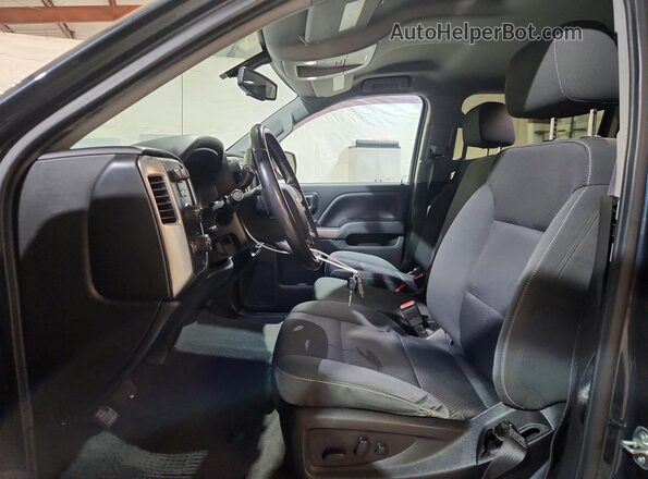 3GCUKREC2JG485175 2018 CHEVROLET SILVERADO Gray წინა სალონის ხედი