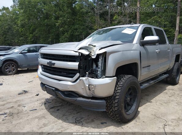 3GCUKREC2JG570985 2018 CHEVROLET SILVERADO Silver Դիմացի տեսք