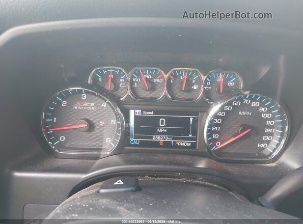 3GCUKREC3GG195584 2016 CHEVROLET SILVERADO Red Հետևի նստատեղերի տեսք