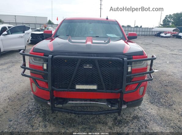 3GCUKREC3GG195584 2016 CHEVROLET SILVERADO Red Սարքավորումների վահանակի տեսք