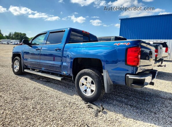 3GCUKREC3HG131417 2017 CHEVROLET SILVERADO Blue Trasero izquierdo