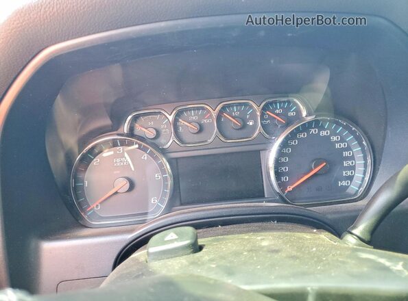 3GCUKREC3HG359272 2017 CHEVROLET SILVERADO Silver Instrument cluster view