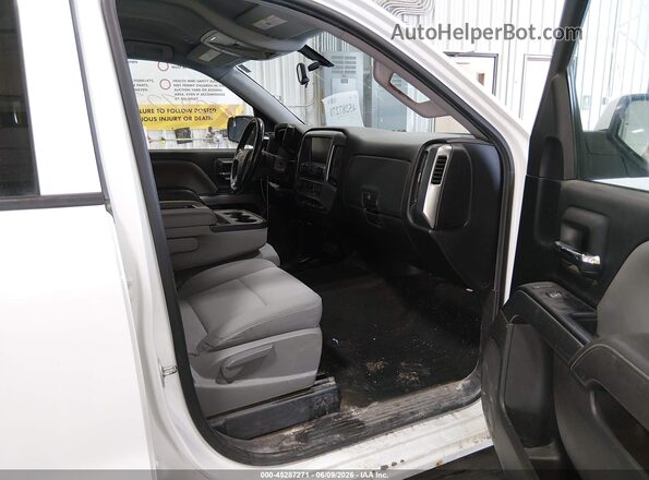 3GCUKREC3HG444967 2017 CHEVROLET SILVERADO White Widok wnętrza z przodu