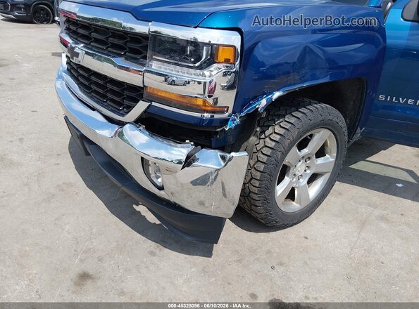 3GCUKREC3JG451570 2018 CHEVROLET SILVERADO Blue Դիմացի տեսք