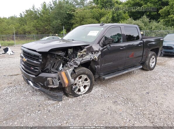 3GCUKREC4GG260958 2016 CHEVROLET SILVERADO Черный Передняя левая четверть