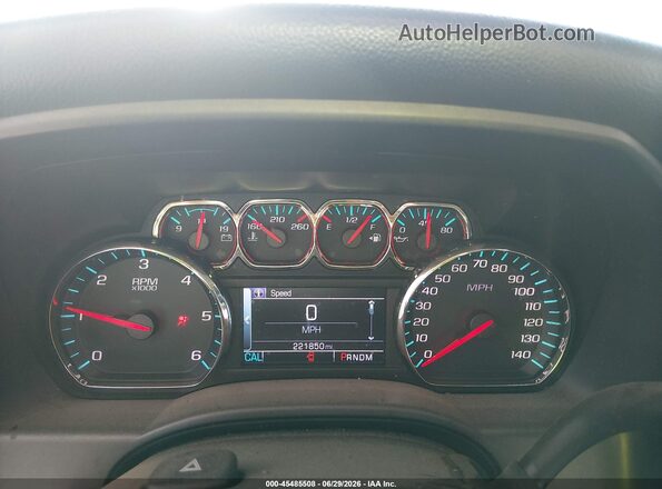 3GCUKREC4GG283382 2016 CHEVROLET SILVERADO Silver Вид задніх сидінь