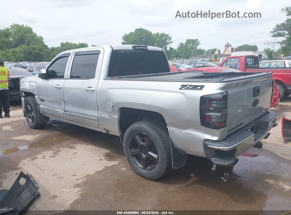 3GCUKREC4HG115727 2017 CHEVROLET SILVERADO Серебряный Задняя левая четверть