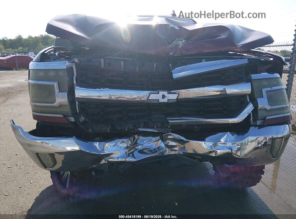 3GCUKREC4HG333831 2017 CHEVROLET SILVERADO Burgundy Widok z przodu