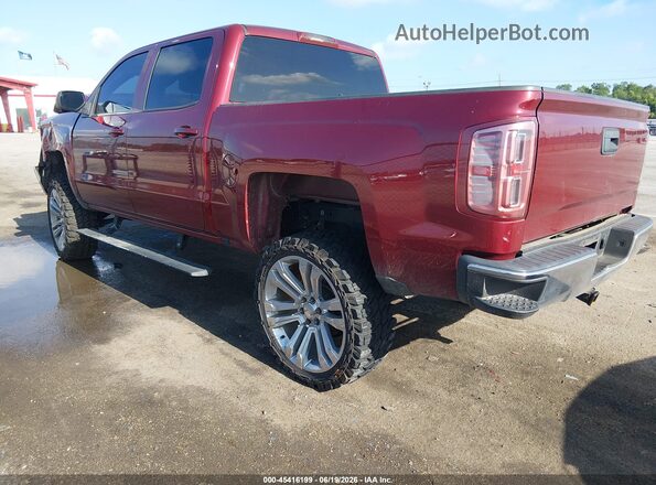 3GCUKREC4HG333831 2017 CHEVROLET SILVERADO Burgundy Tył lewy