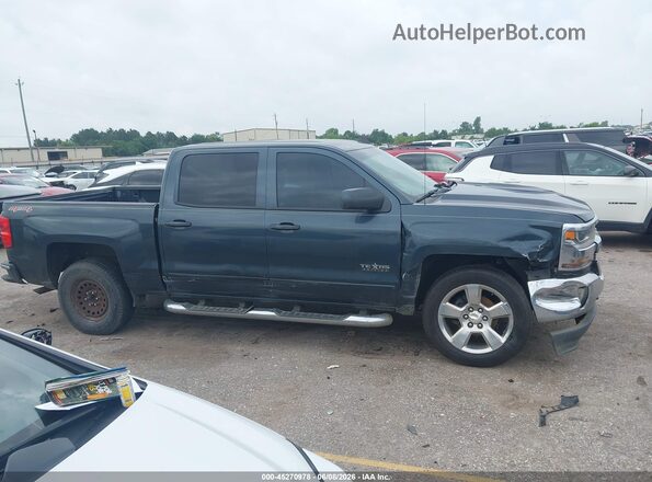 3GCUKREC4HG459087 2017 CHEVROLET SILVERADO Black Widok wnętrza z tyłu