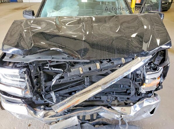 3GCUKREC4JG367287 2018 CHEVROLET SILVERADO Black უკანა სალონის ხედი