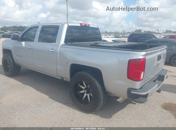 3GCUKREC4JG425849 2018 CHEVROLET SILVERADO Silver Tył lewy