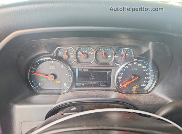 3GCUKREC4JG598741 2018 CHEVROLET SILVERADO White Вид щитка приладів
