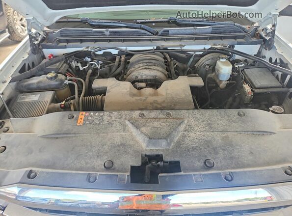 3GCUKREC4JG598741 2018 CHEVROLET SILVERADO White Вид задньої частини салону