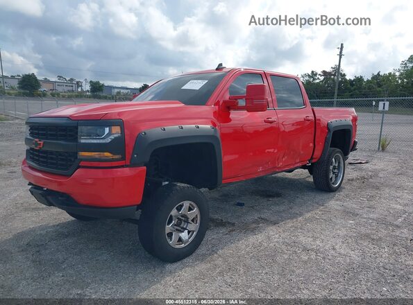 3GCUKREC5GG349678 2016 CHEVROLET SILVERADO Red წინა მარცხენა ხედი სამი მეოთხედიდან
